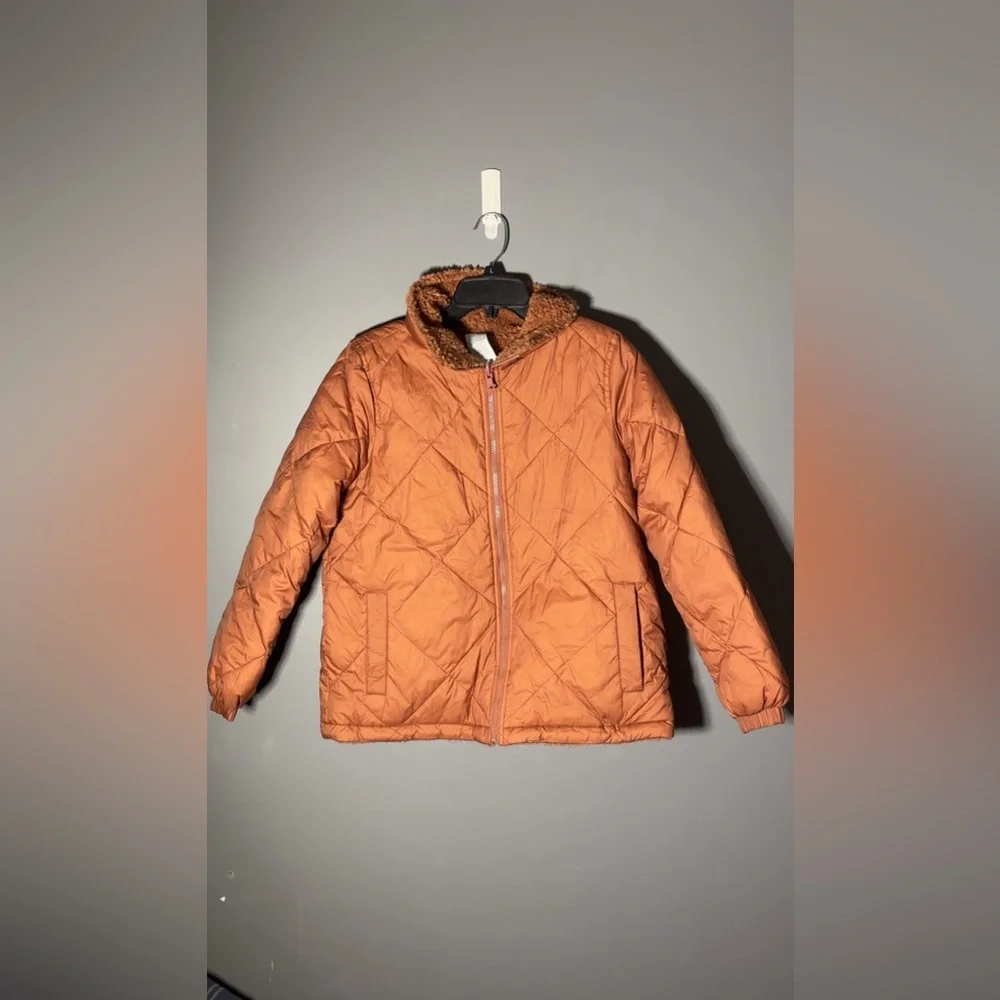 Madewell Reversible Sherpa Puffer Jacket Womens Size XS - Picture 2 of 6